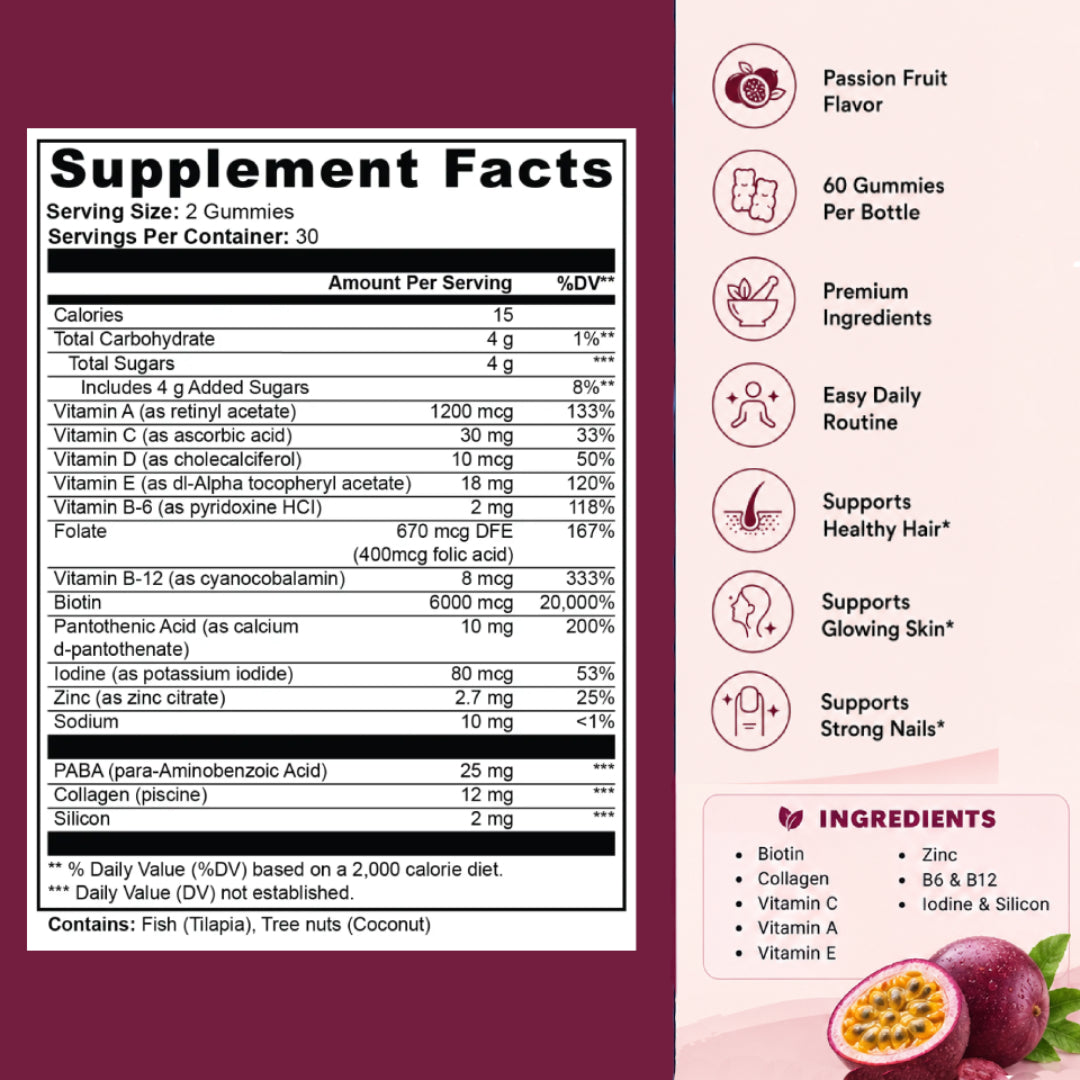 Hair, Skin & Nails Gummies