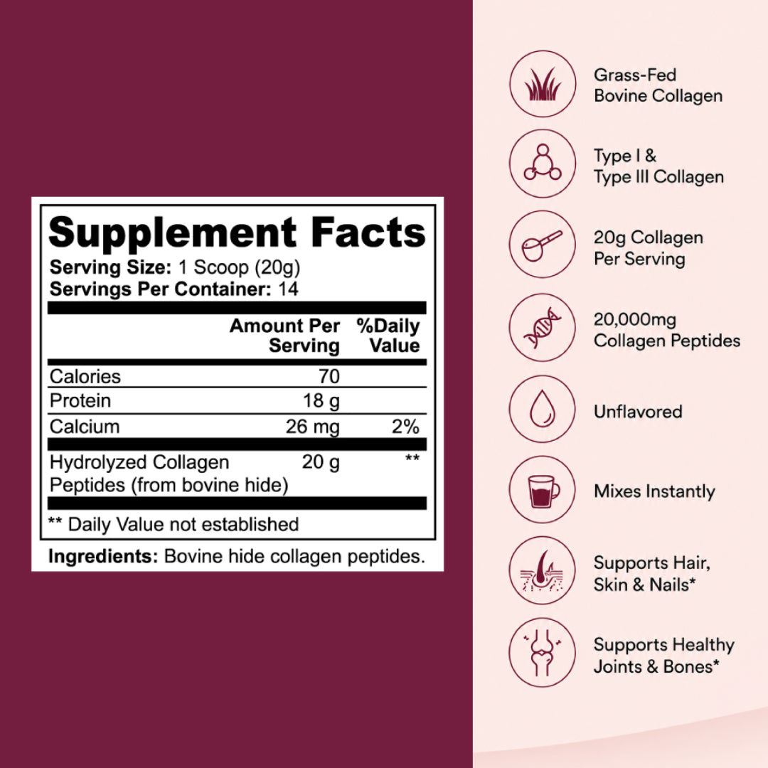 Grass-Fed Hydrolyzed Collagen Peptides